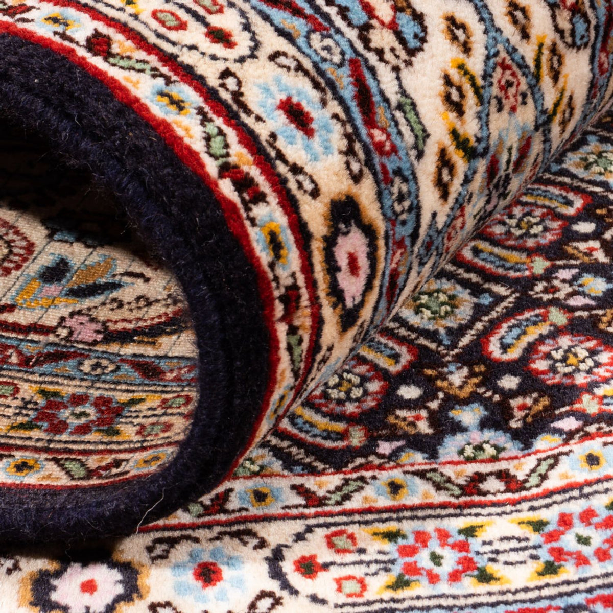 Persisk tæppe - Classic - 195 x 144 cm - mørkeblå