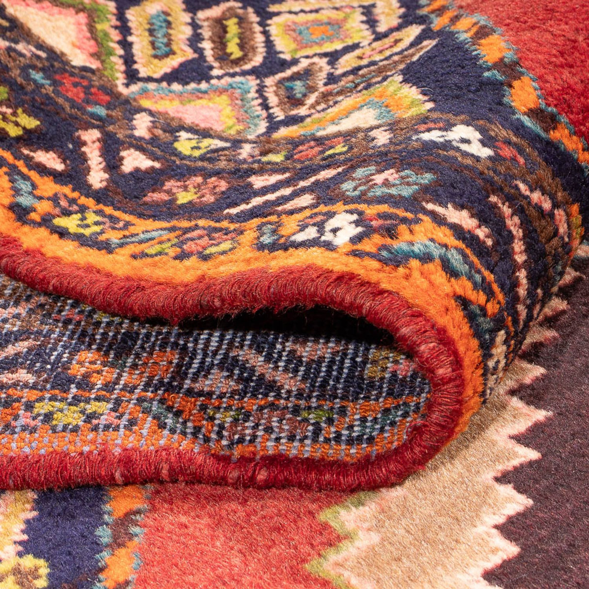 Løber Persisk tæppe - Nomadisk - 294 x 92 cm - rød