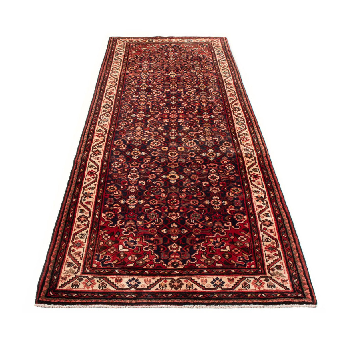 Løber Persisk tæppe - Nomadisk - 315 x 105 cm - mørkeblå