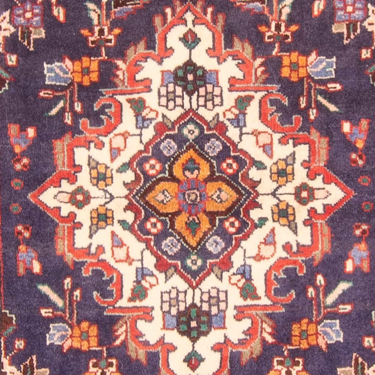 Løber Persisk tæppe - Nomadisk - 315 x 108 cm - mørkeblå