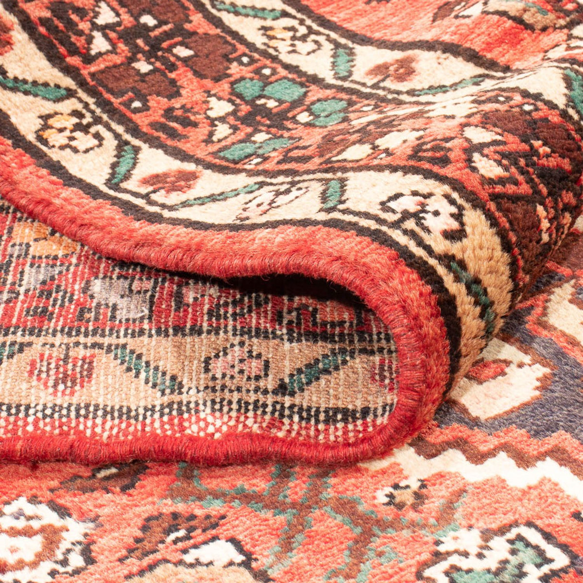 Løber Persisk tæppe - Nomadisk - 306 x 114 cm - rød