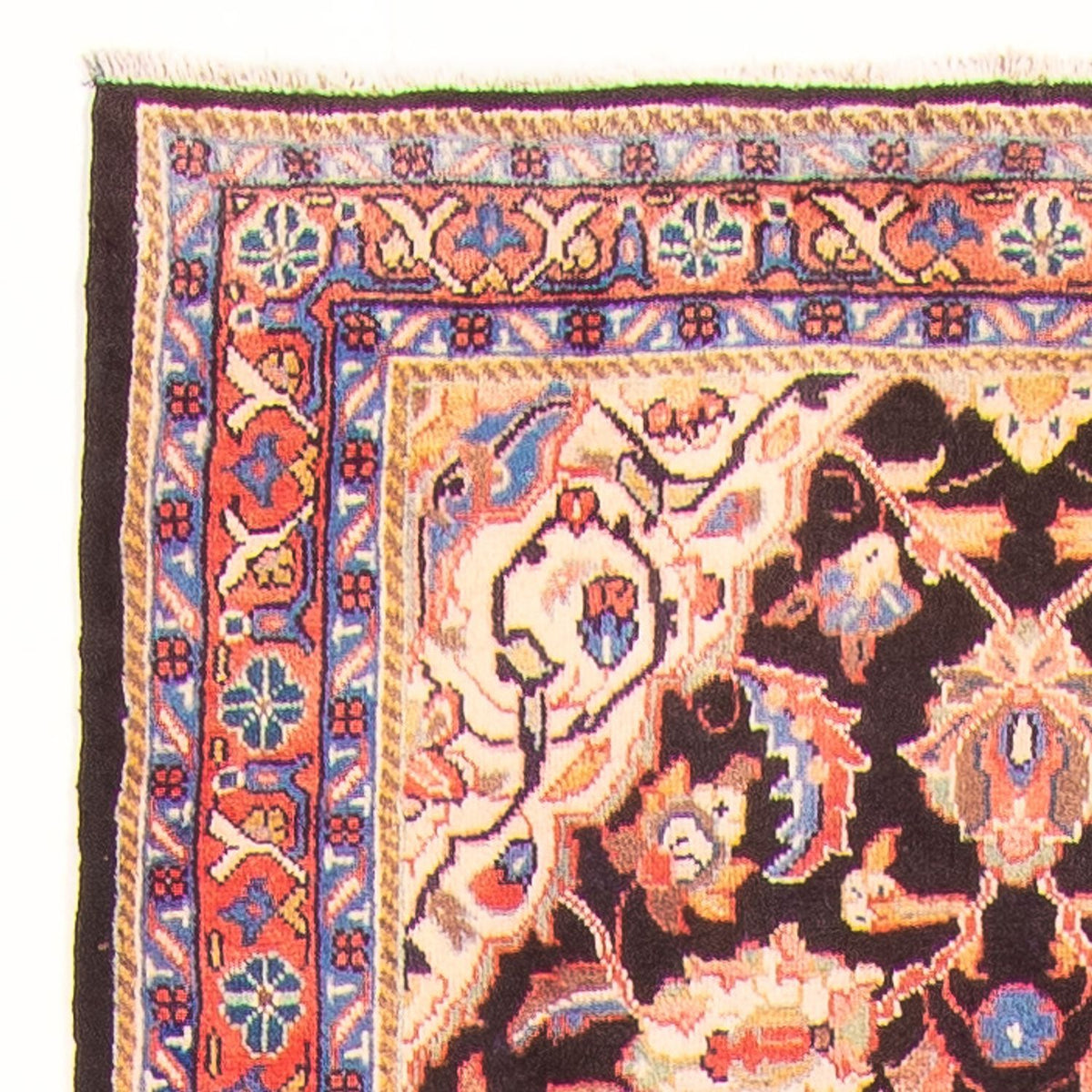 Løber Persisk tæppe - Nomadisk - 307 x 106 cm - mørkeblå