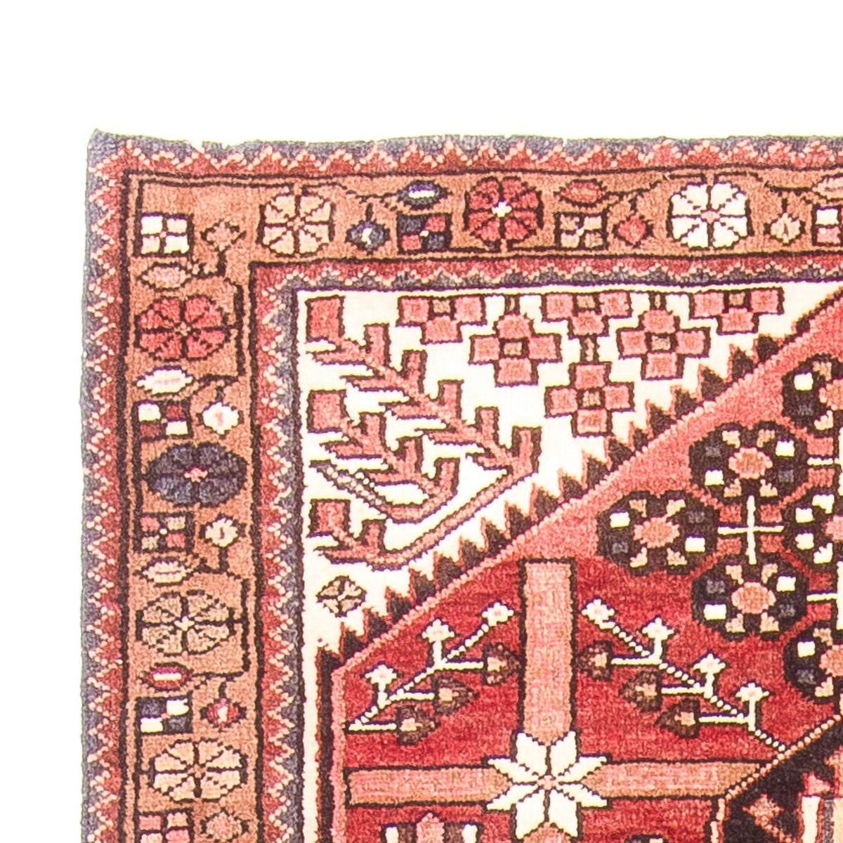 Løber Persisk tæppe - Nomadisk - 301 x 110 cm - rød