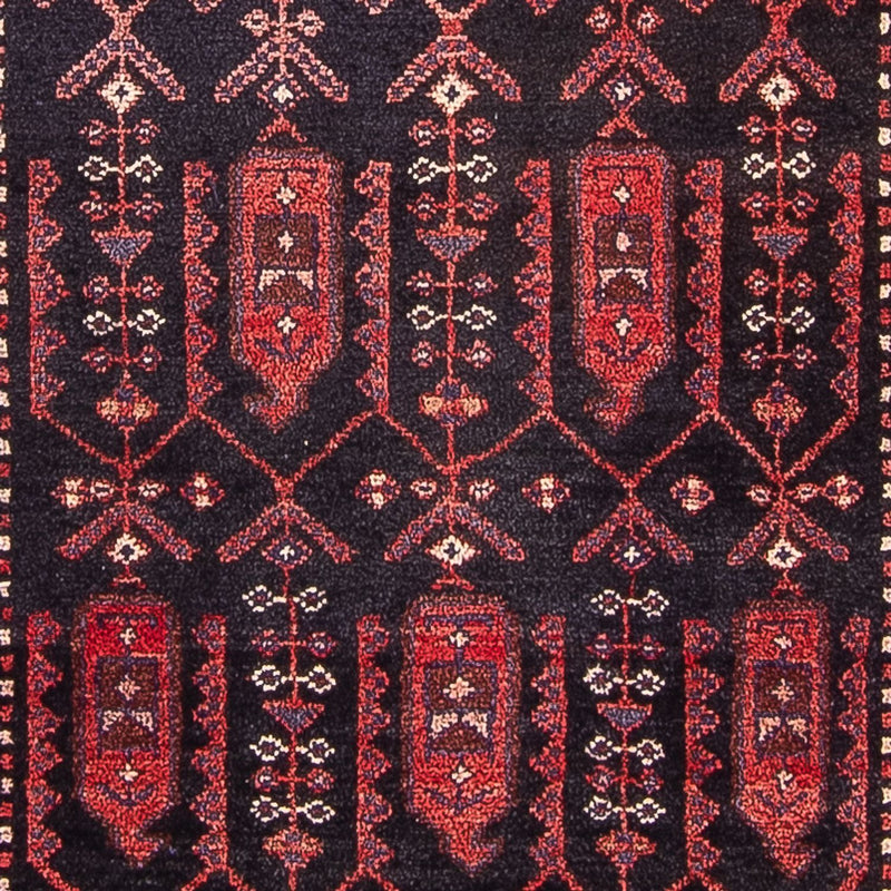 Løber Persisk tæppe - Nomadisk - 305 x 117 cm - mørkeblå