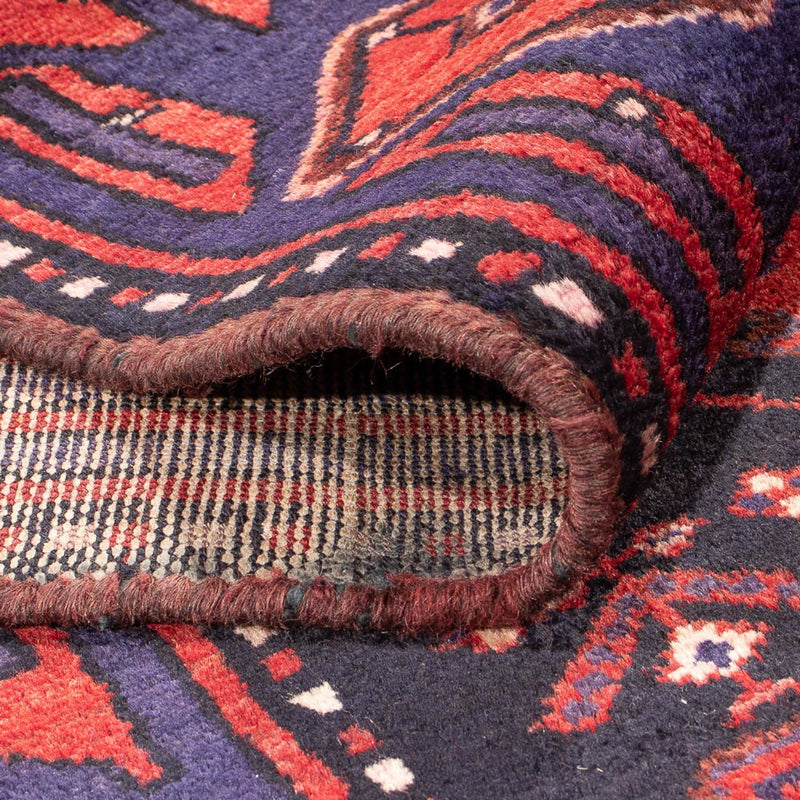 Løber Persisk tæppe - Nomadisk - 305 x 117 cm - mørkeblå