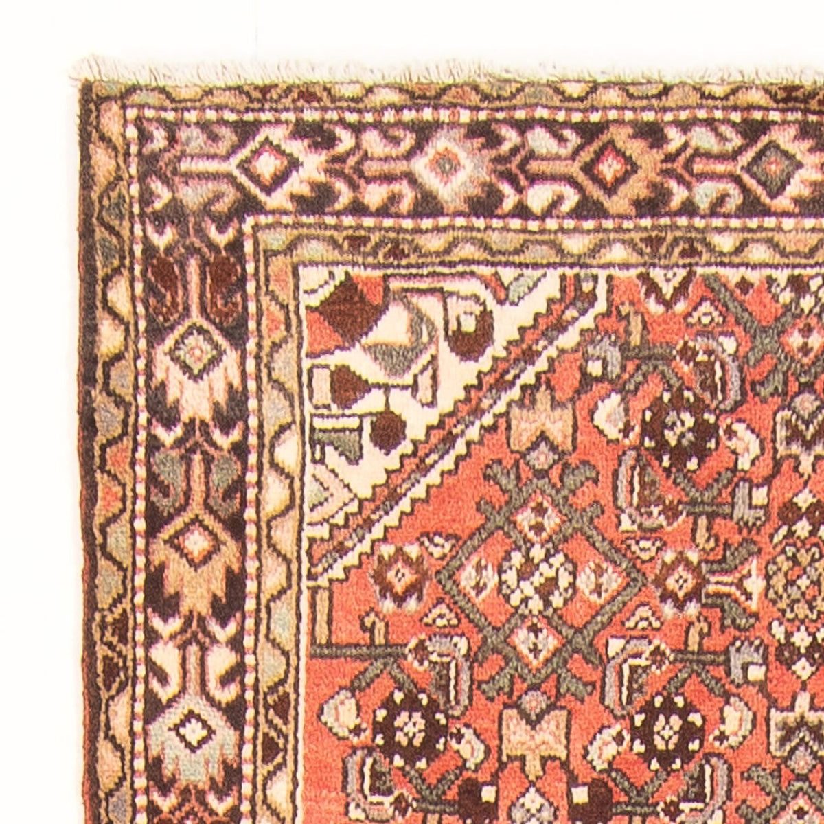 Løber Persisk tæppe - Nomadisk - 287 x 112 cm - rød