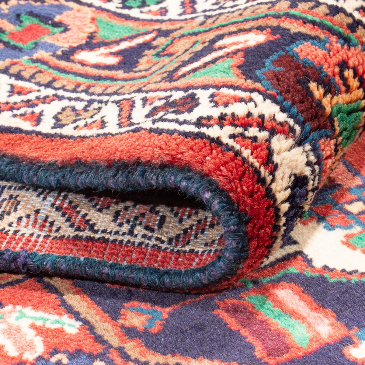 Løber Persisk tæppe - Nomadisk - 322 x 113 cm - rød