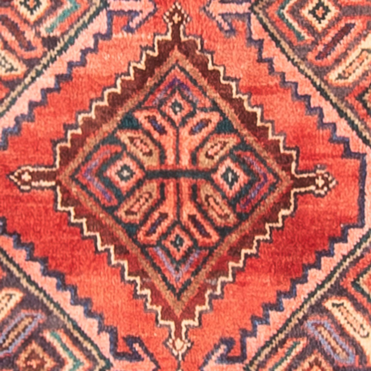 Løber Persisk tæppe - Nomadisk - 355 x 101 cm - rød