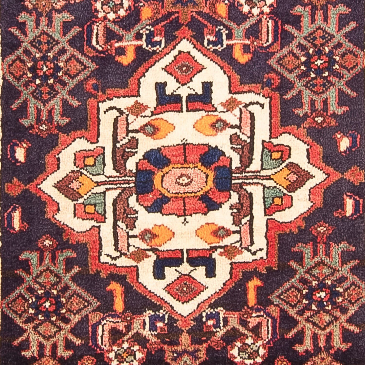 Løber Persisk tæppe - Nomadisk - 313 x 108 cm - mørkeblå