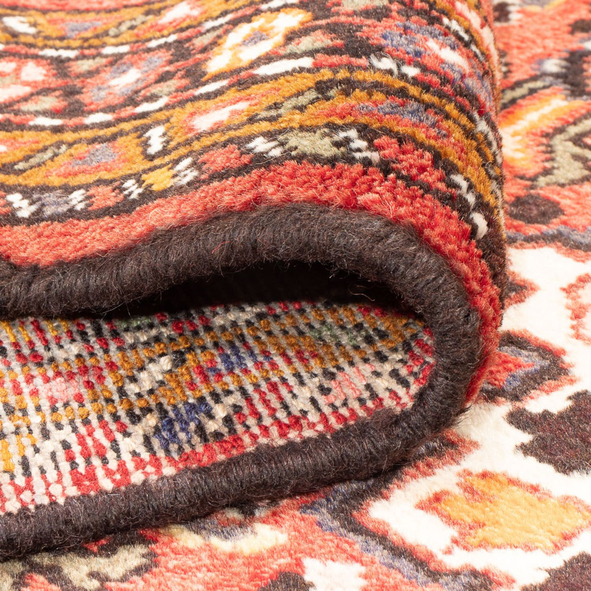 Løber Persisk tæppe - Nomadisk - 327 x 112 cm - rød