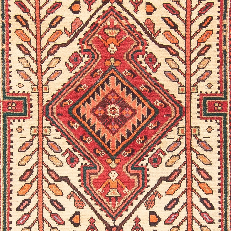 Løber Persisk tæppe - Nomadisk - 297 x 100 cm - creme