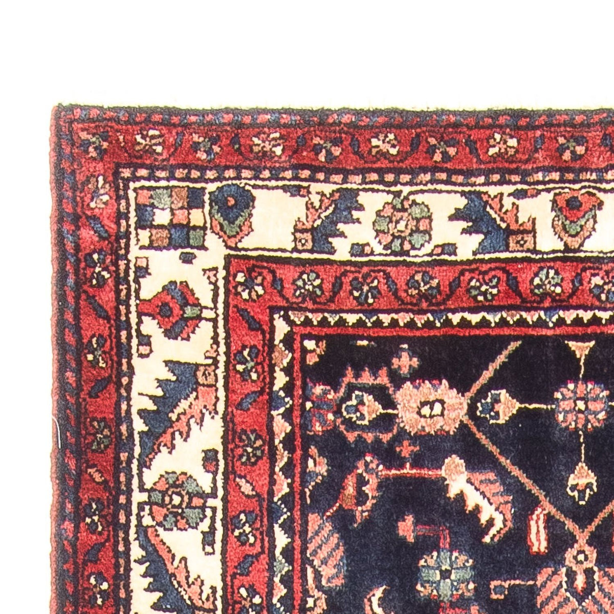 Løber Persisk tæppe - Nomadisk - 313 x 110 cm - mørkeblå