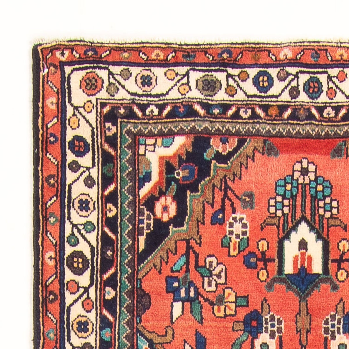 Løber Persisk tæppe - Nomadisk - 336 x 111 cm - rød