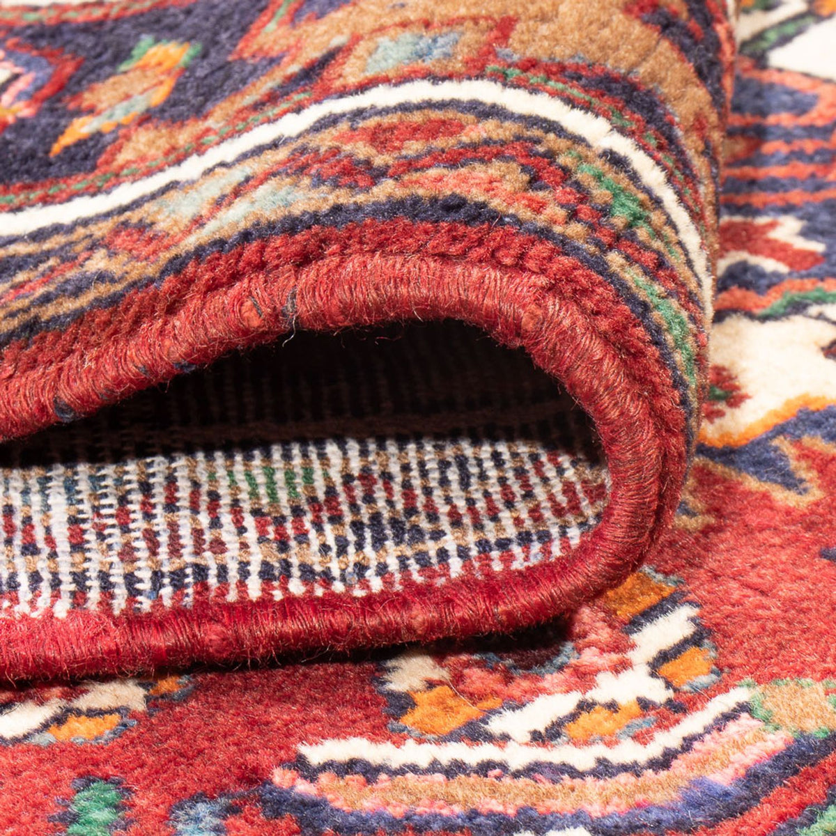 Løber Persisk tæppe - Nomadisk - 314 x 105 cm - rød