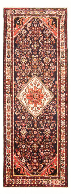 Løber Persisk tæppe - Nomadisk - 307 x 122 cm - mørkeblå