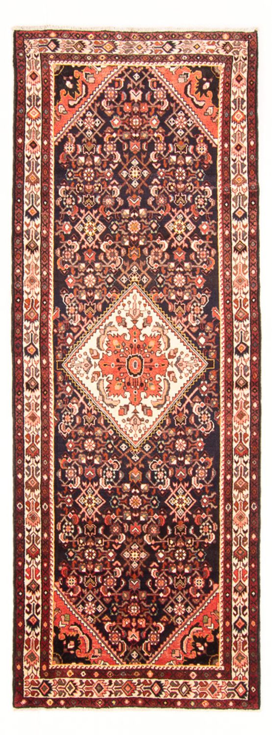 Løber Persisk tæppe - Nomadisk - 307 x 122 cm - mørkeblå