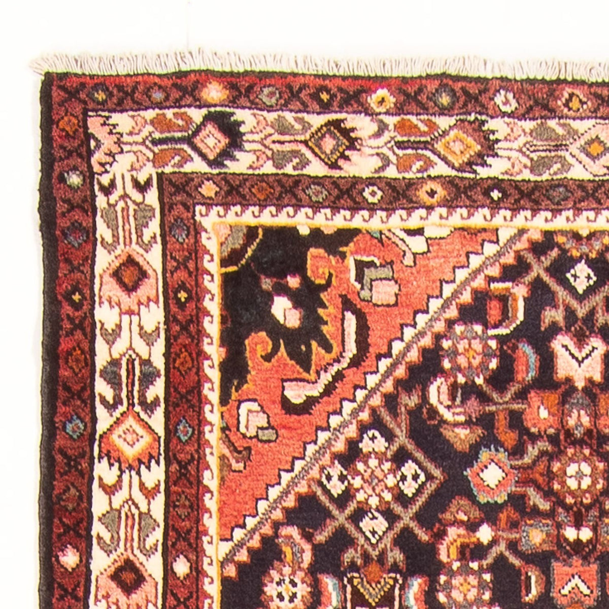 Løber Persisk tæppe - Nomadisk - 307 x 122 cm - mørkeblå