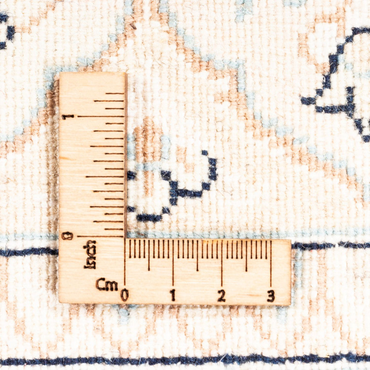 Persisk tæppe - Nain - Premium - 153 x 106 cm - creme