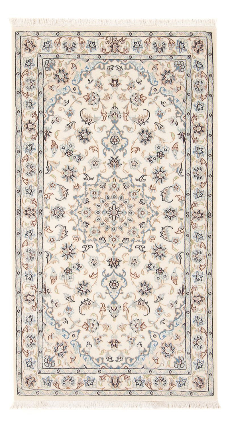 Persisk tæppe - Nain - Premium - 138 x 76 cm - creme