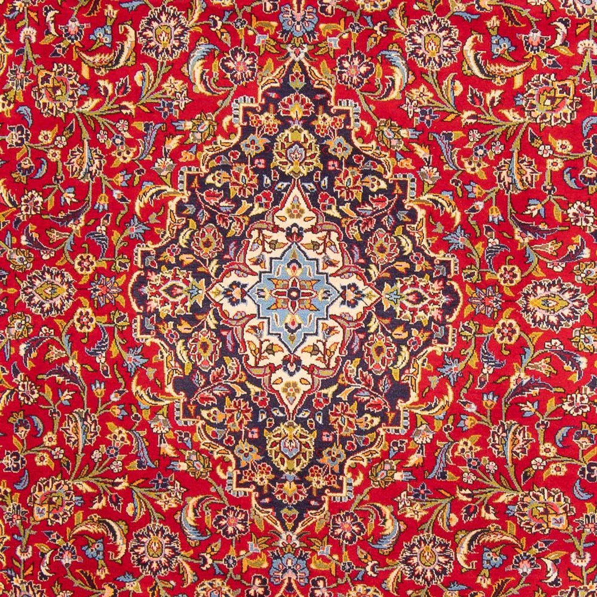 Persisk tæppe - Keshan - 288 x 206 cm - rød