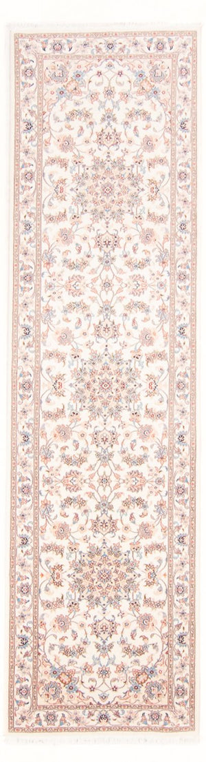 Løber Persisk tæppe - Tabriz - Royal - 296 x 80 cm - creme