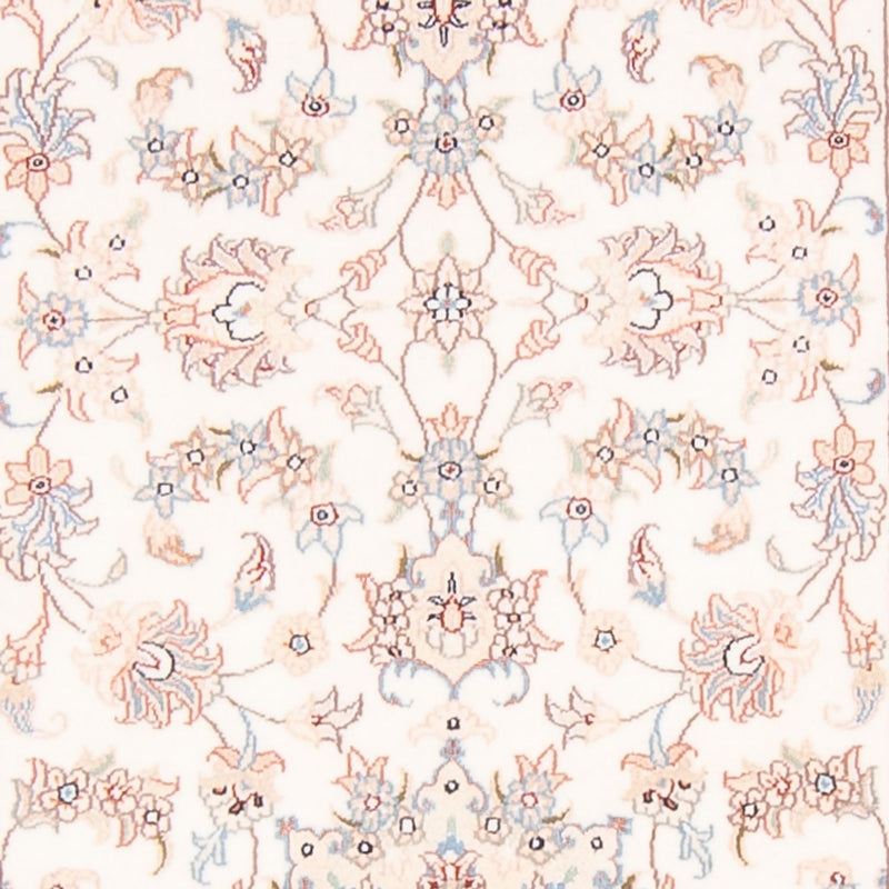 Løber Persisk tæppe - Tabriz - Royal - 296 x 80 cm - creme