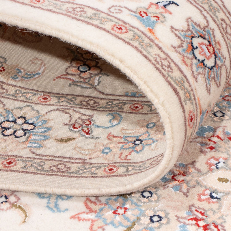 Løber Persisk tæppe - Tabriz - Royal - 296 x 80 cm - creme