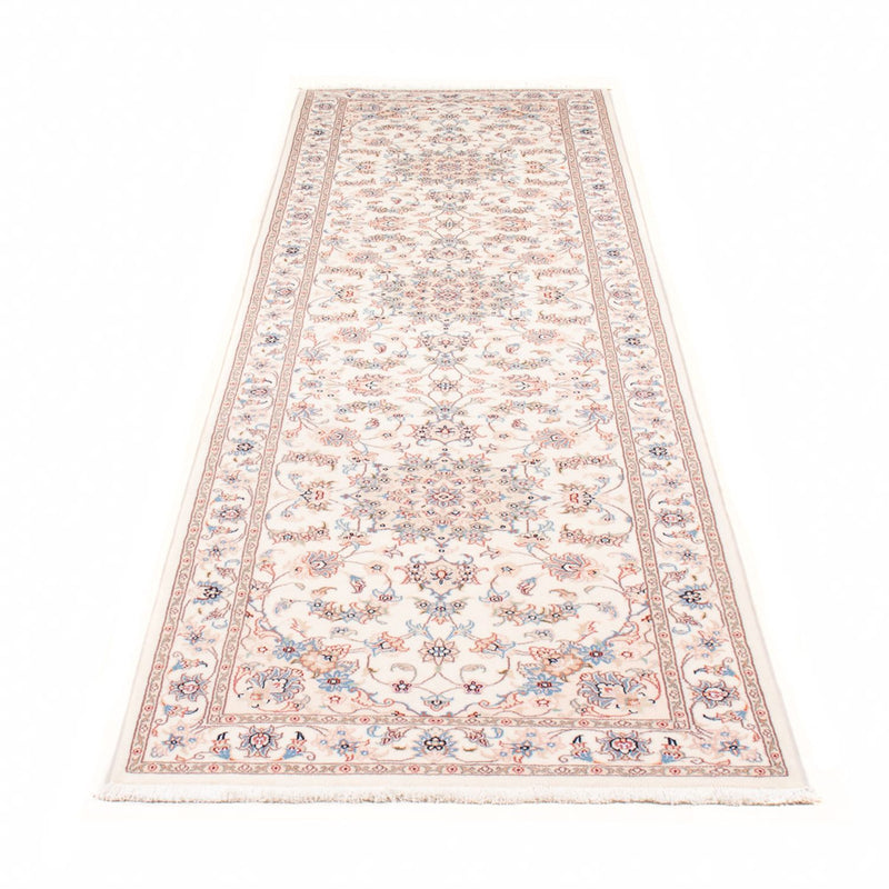 Løber Persisk tæppe - Tabriz - Royal - 296 x 80 cm - creme