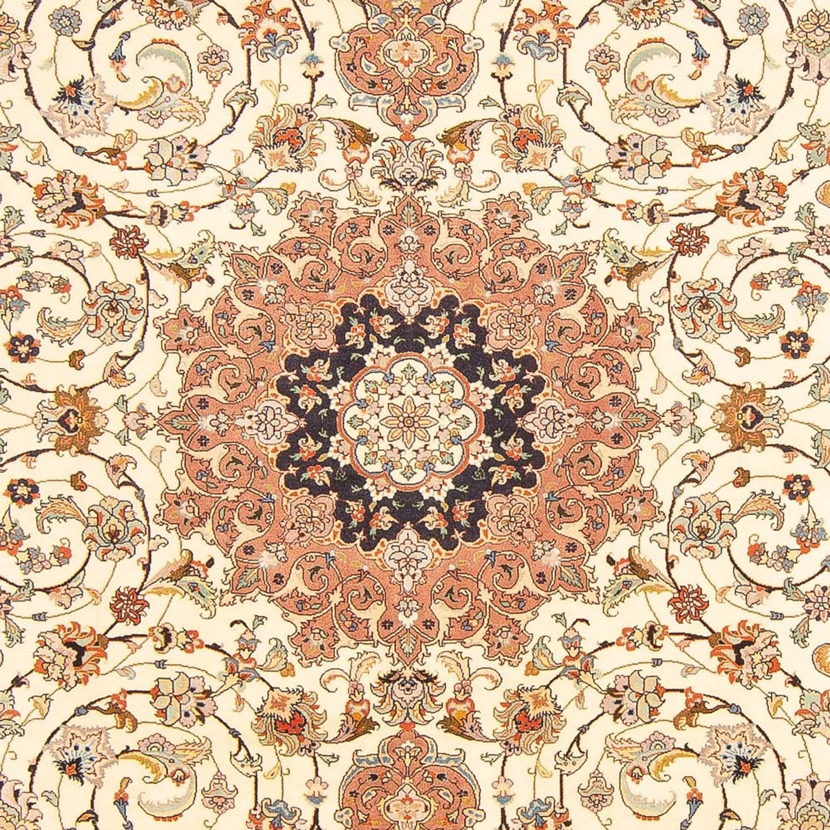 Persisk tæppe - Tabriz - Royal - 285 x 180 cm - creme