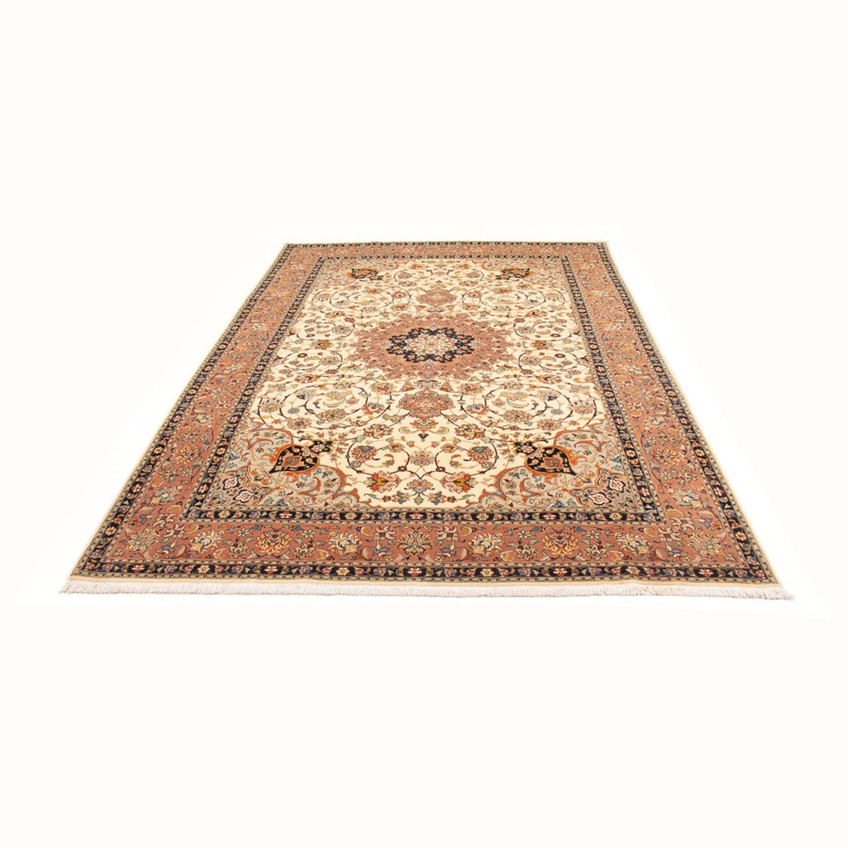 Persisk tæppe - Tabriz - Royal - 285 x 180 cm - creme