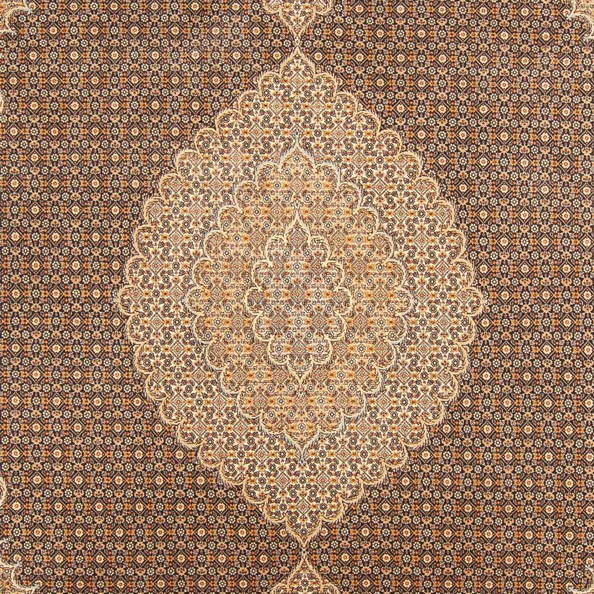 Persisk tæppe - Tabriz - Royal - 297 x 200 cm - mørkeblå