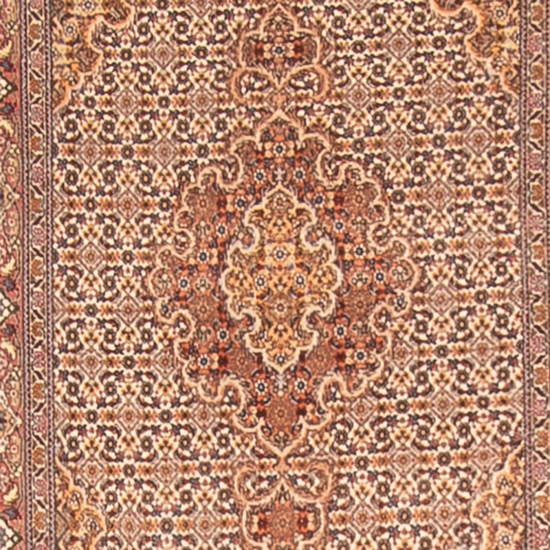 Løber Persisk tæppe - Tabriz - Royal - 400 x 80 cm - beige