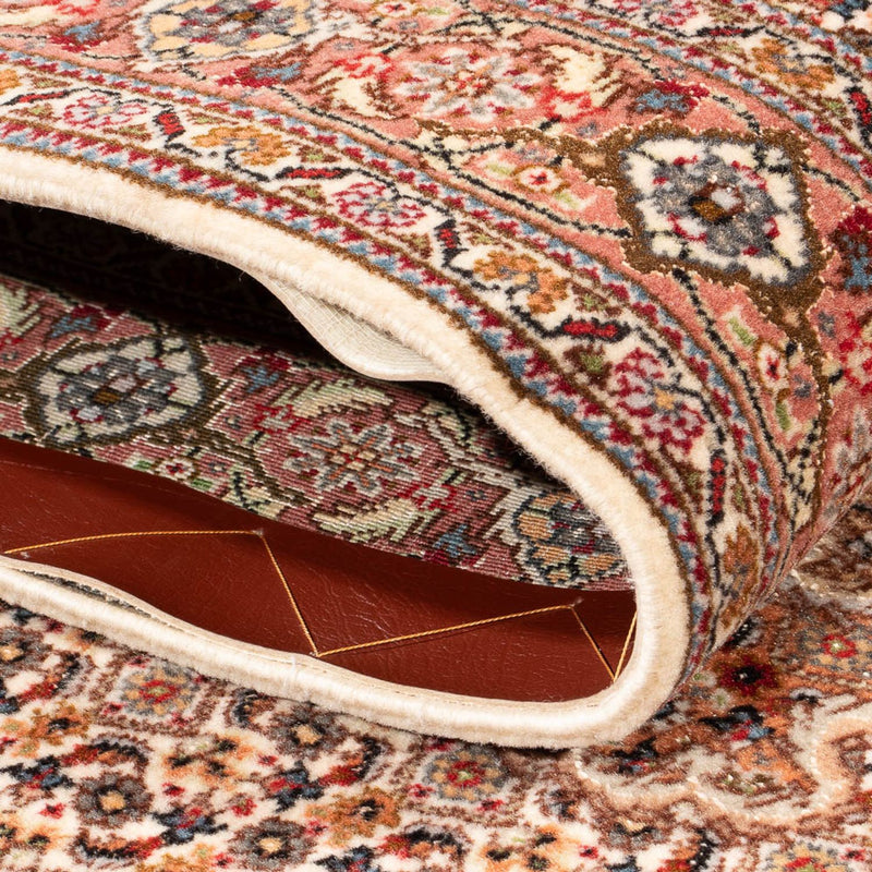 Løber Persisk tæppe - Tabriz - Royal - 400 x 80 cm - beige