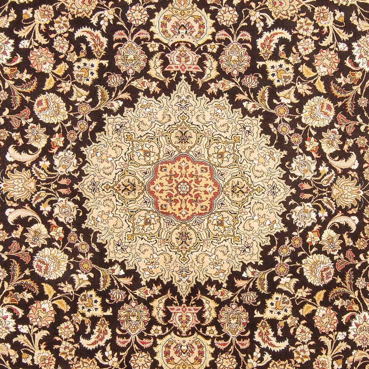 Persisk tæppe - Tabriz - Royal - 296 x 196 cm - mørkeblå