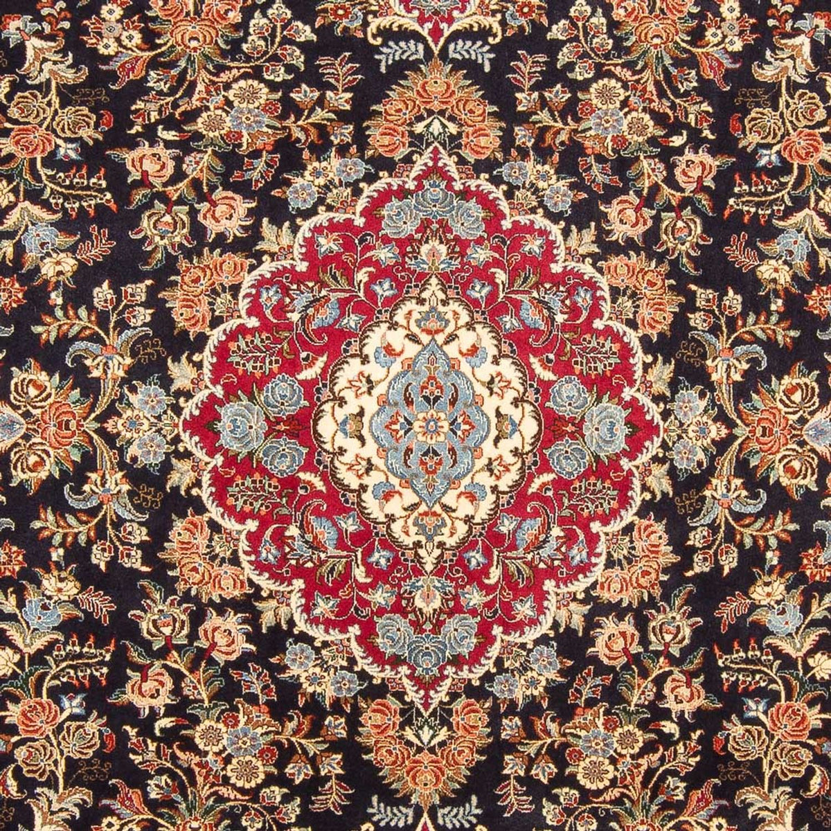 Persisk tæppe - Classic - 312 x 223 cm - mørkeblå
