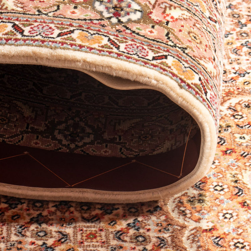 Løber Persisk tæppe - Tabriz - Royal - 407 x 78 cm - beige