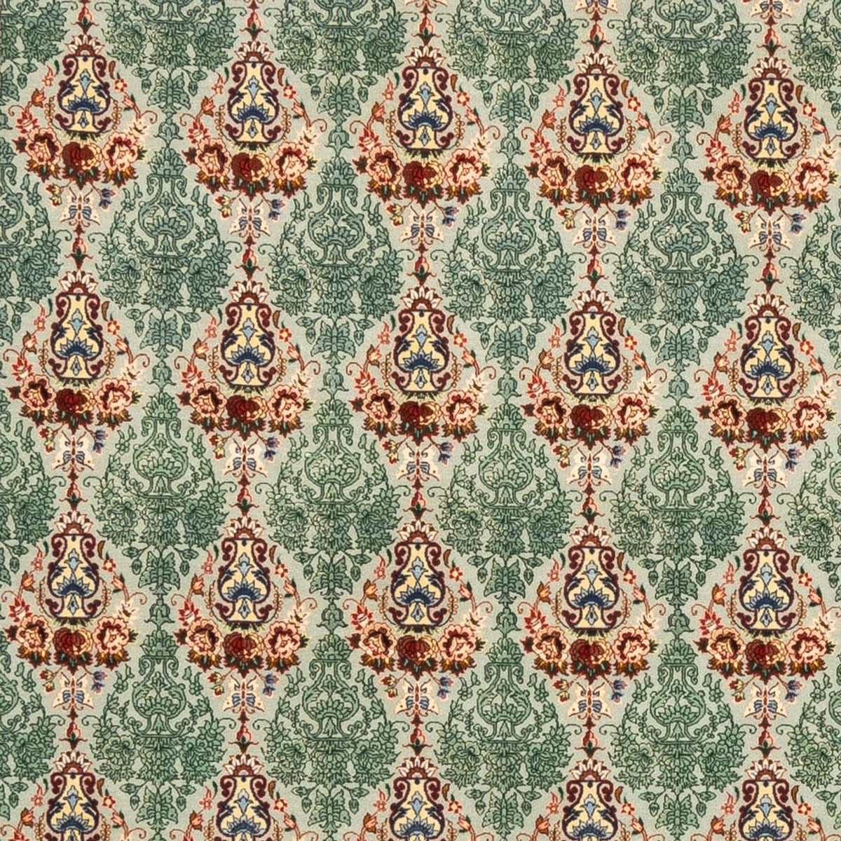 Persisk tæppe - Isfahan - Premium - 244 x 157 cm - grøn