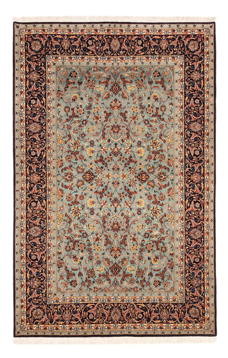 Persisk tæppe - Isfahan - Premium - 240 x 150 cm - grøn