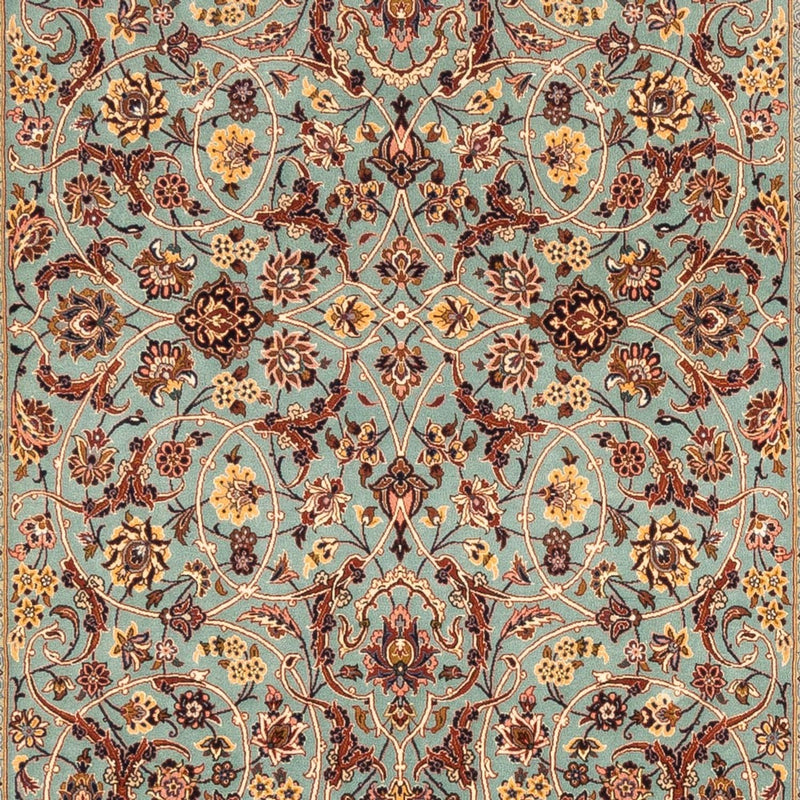 Persisk tæppe - Isfahan - Premium - 240 x 150 cm - grøn