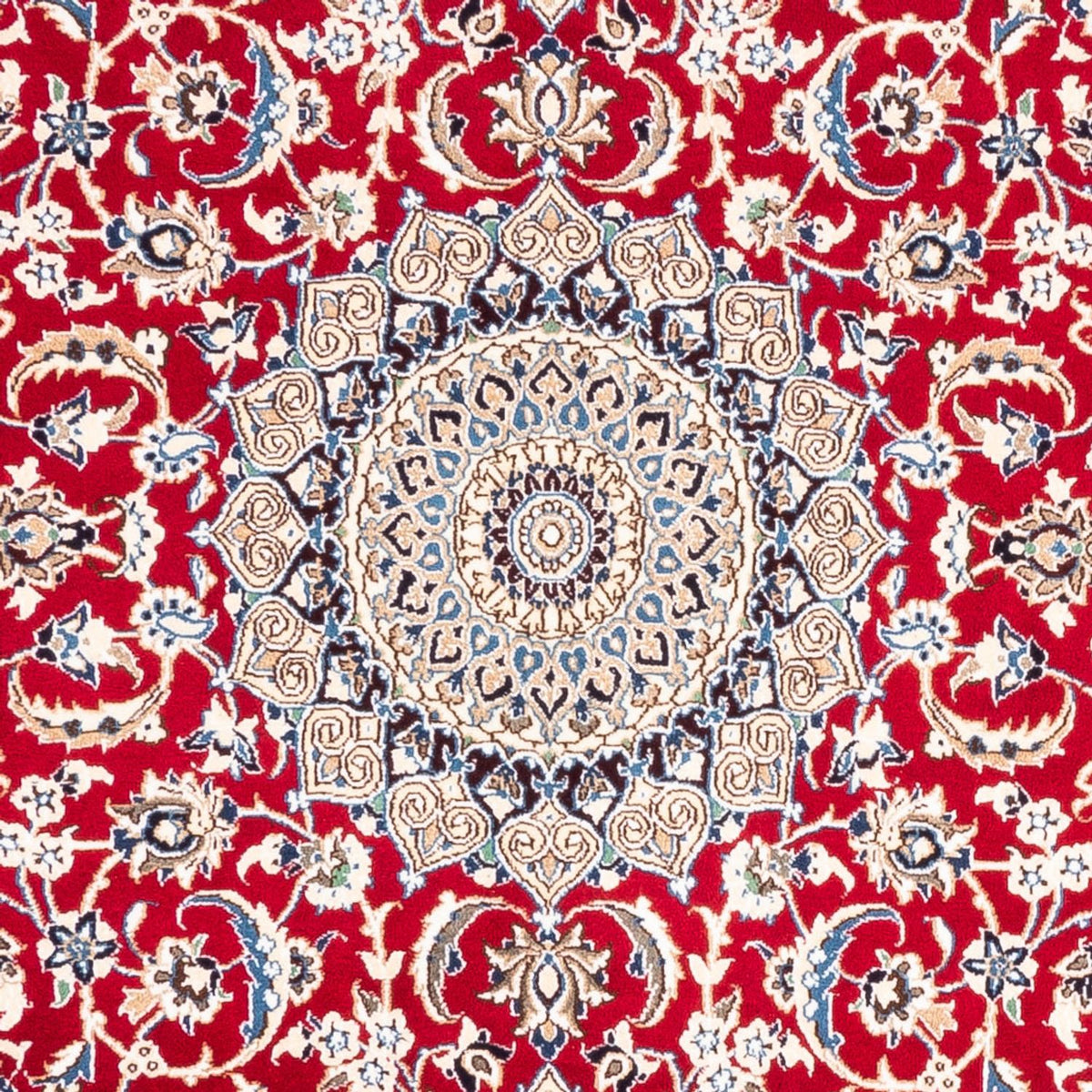 Persisk tæppe - Nain - 246 x 156 cm - rød