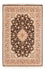 Løber Persisk tæppe - Isfahan - Premium - 227 x 148 cm - mørkeblå