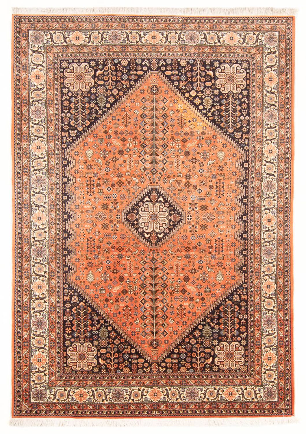 Persisk tæppe - Nomadisk - 297 x 200 cm - laks