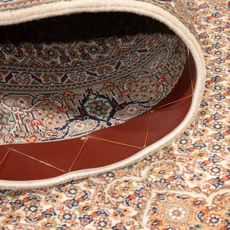 Løber Persisk tæppe - Tabriz - Royal - 403 x 82 cm - beige