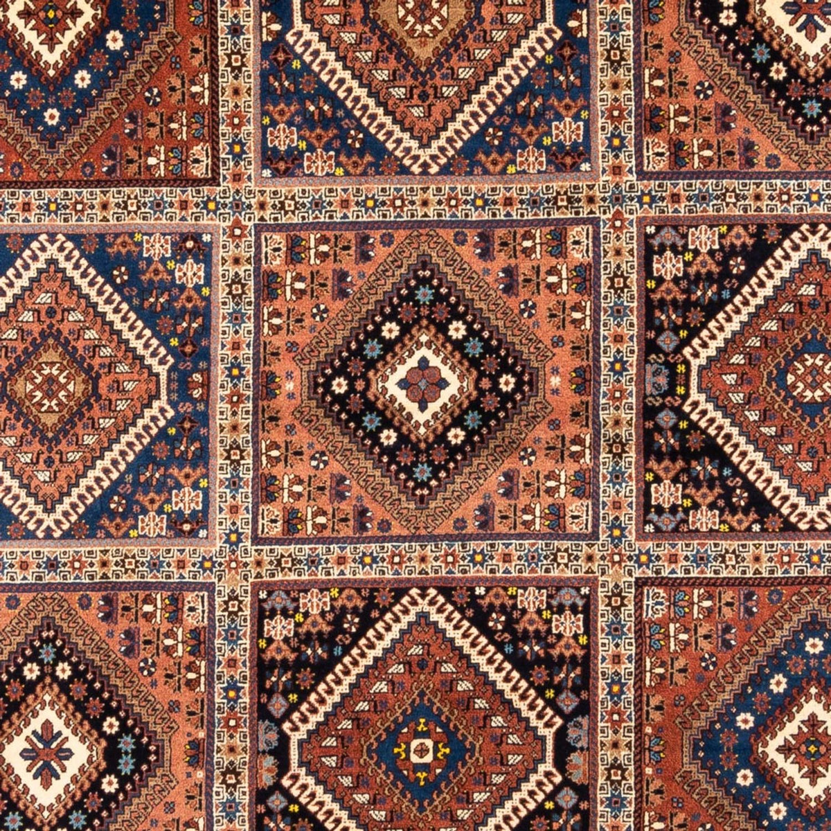 Persisk tæppe - Nomadisk - 305 x 205 cm - mørk beige