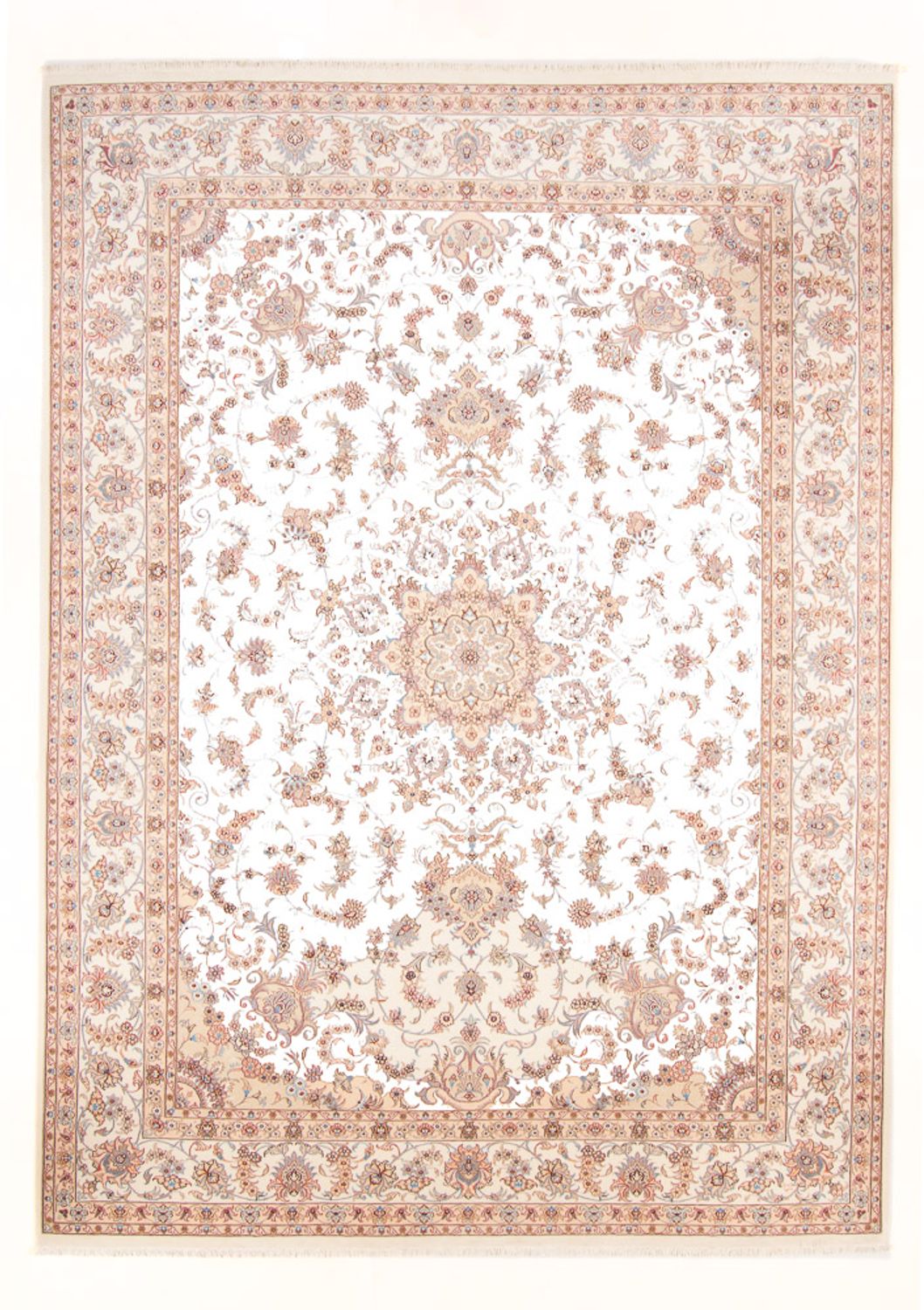 Persisk tæppe - Tabriz - Royal - 344 x 253 cm - creme