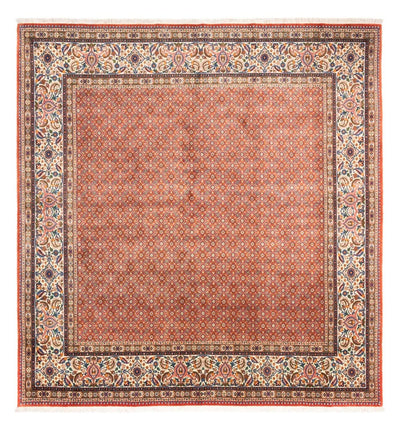 Moud Tæppe 242x246cm - Persisk tæppe - lysrød
