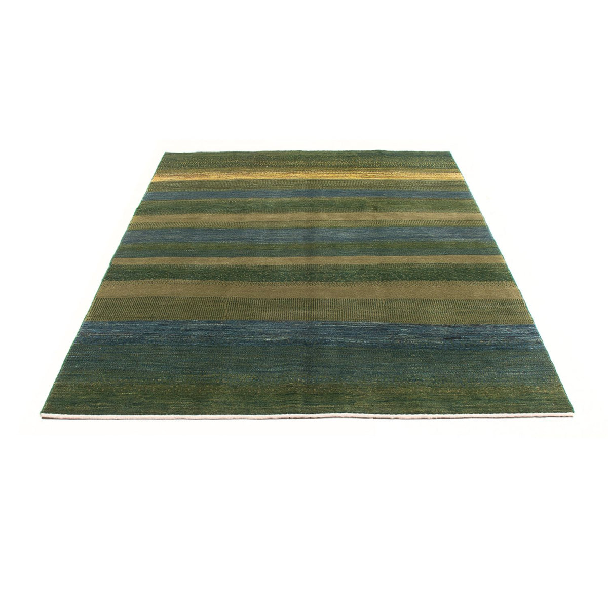 Gabbeh-tæppe - Persisk - 208 x 150 cm - lysegrøn