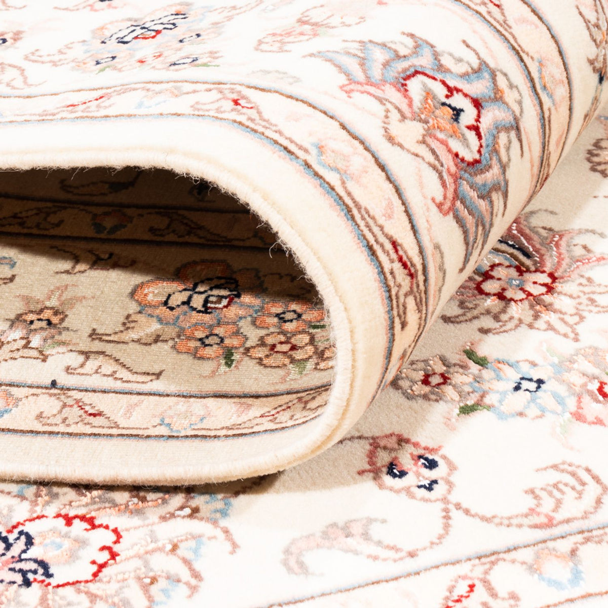 Persisk tæppe - Tabriz - 179 x 118 cm - creme