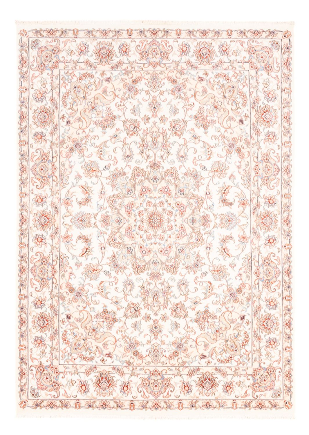Persisk tæppe - Tabriz - 200 x 147 cm - creme