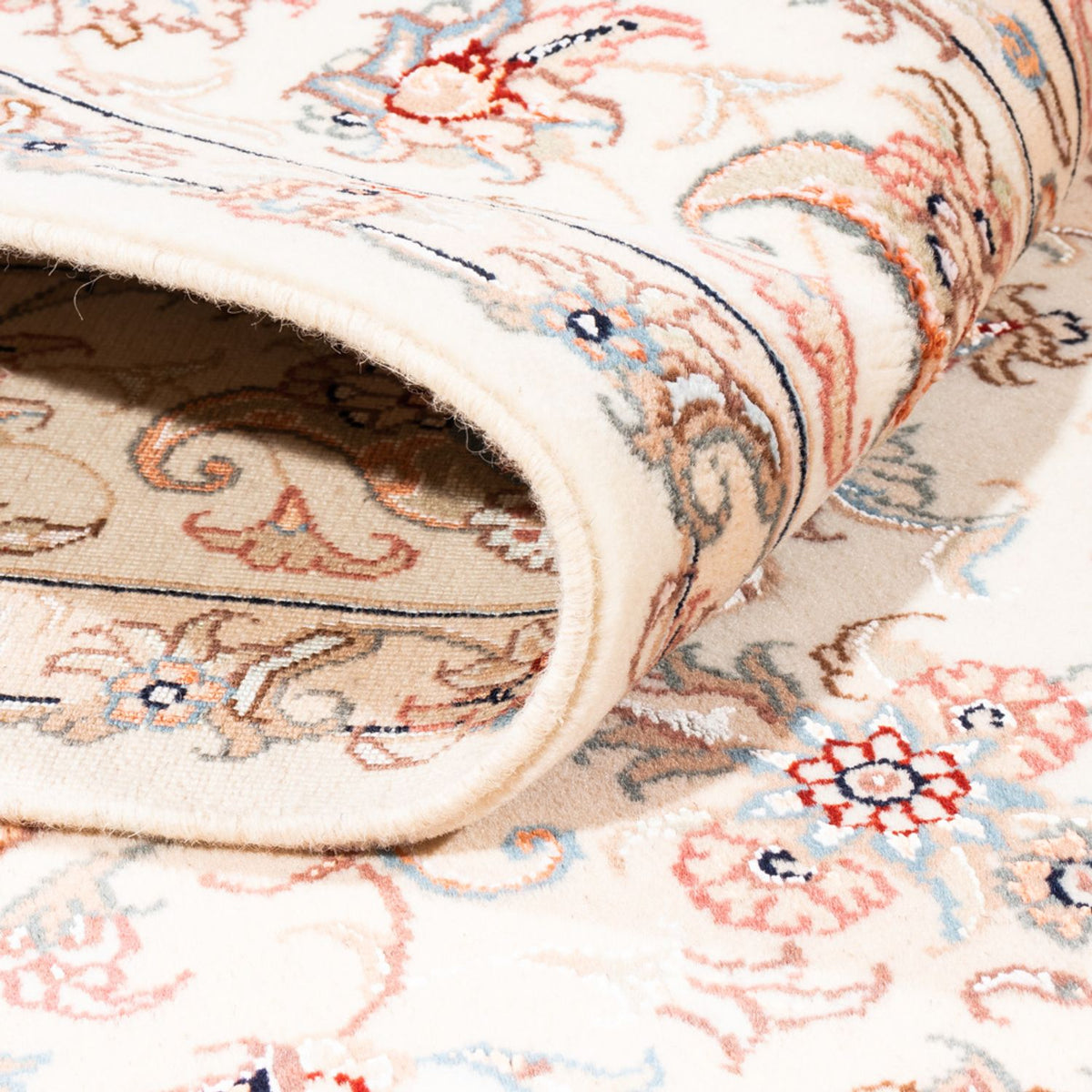 Persisk tæppe - Tabriz - 200 x 147 cm - creme